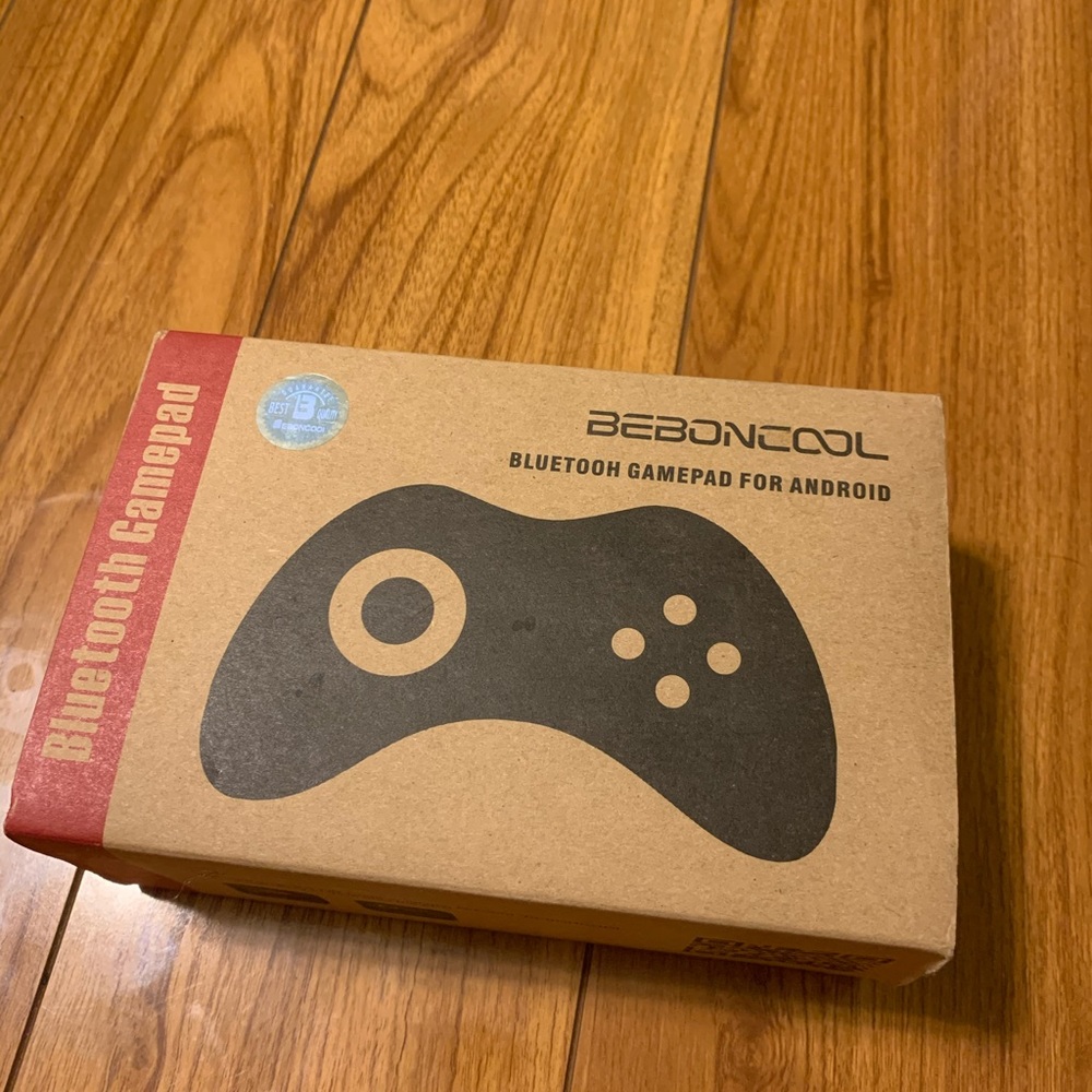 Blue Android Gaming controller.